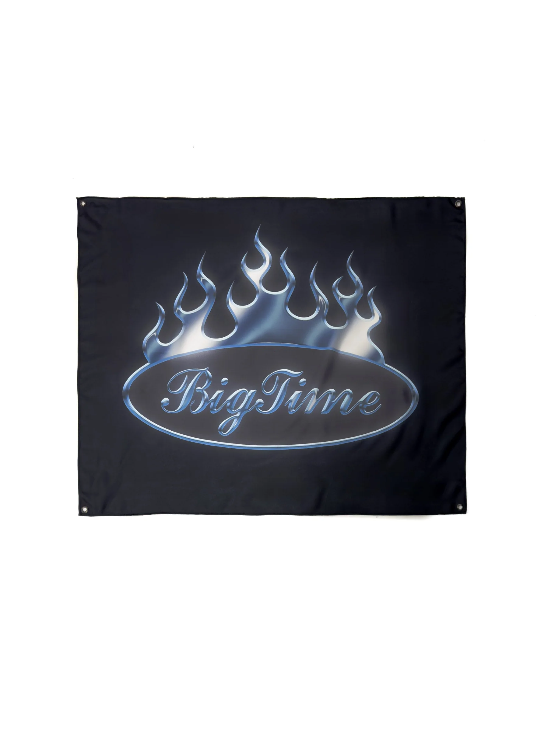 BLUE FLAME CHROME BANNER