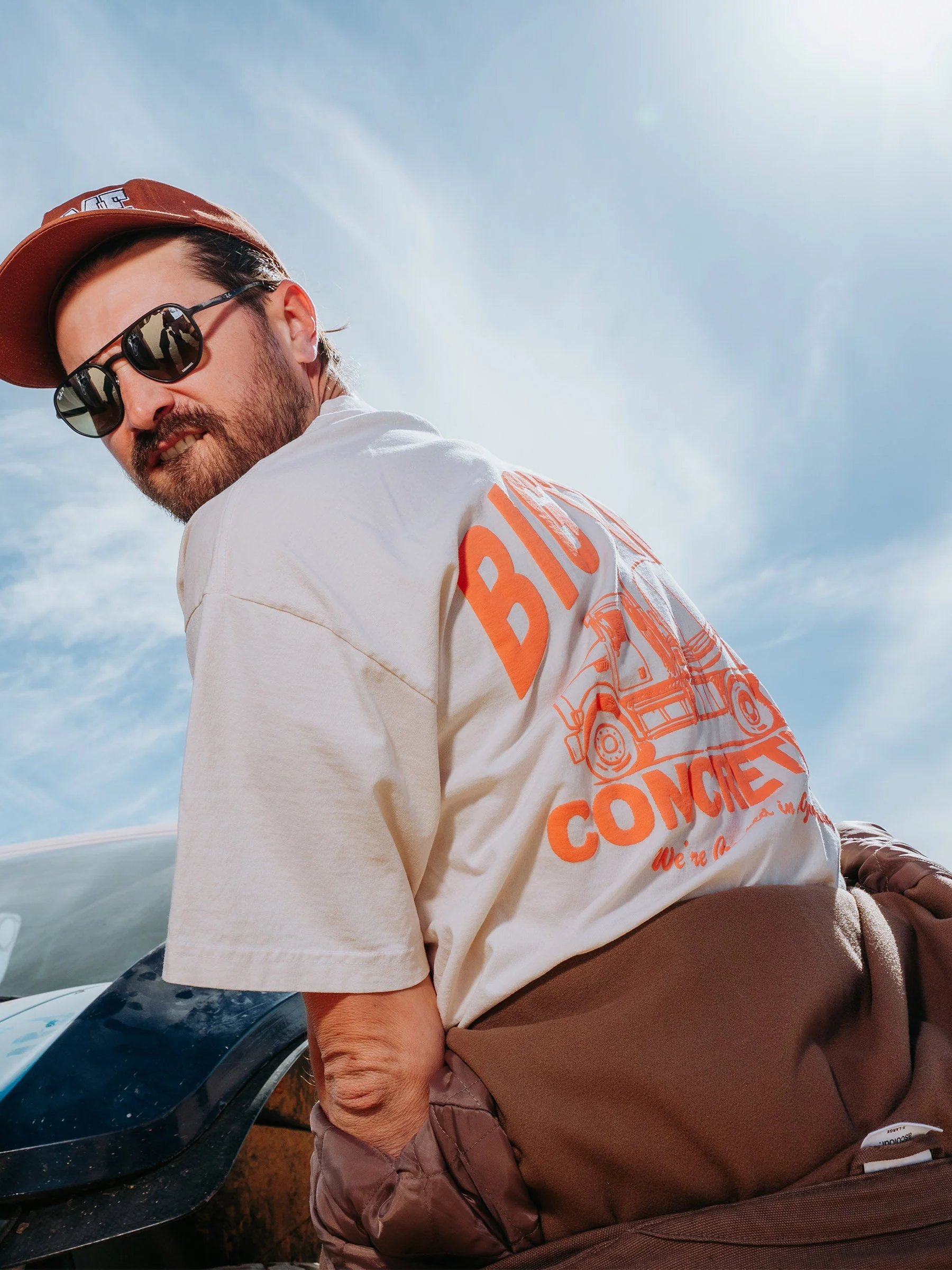 CONCRETE CO. TEE (CREAM) - Image 4