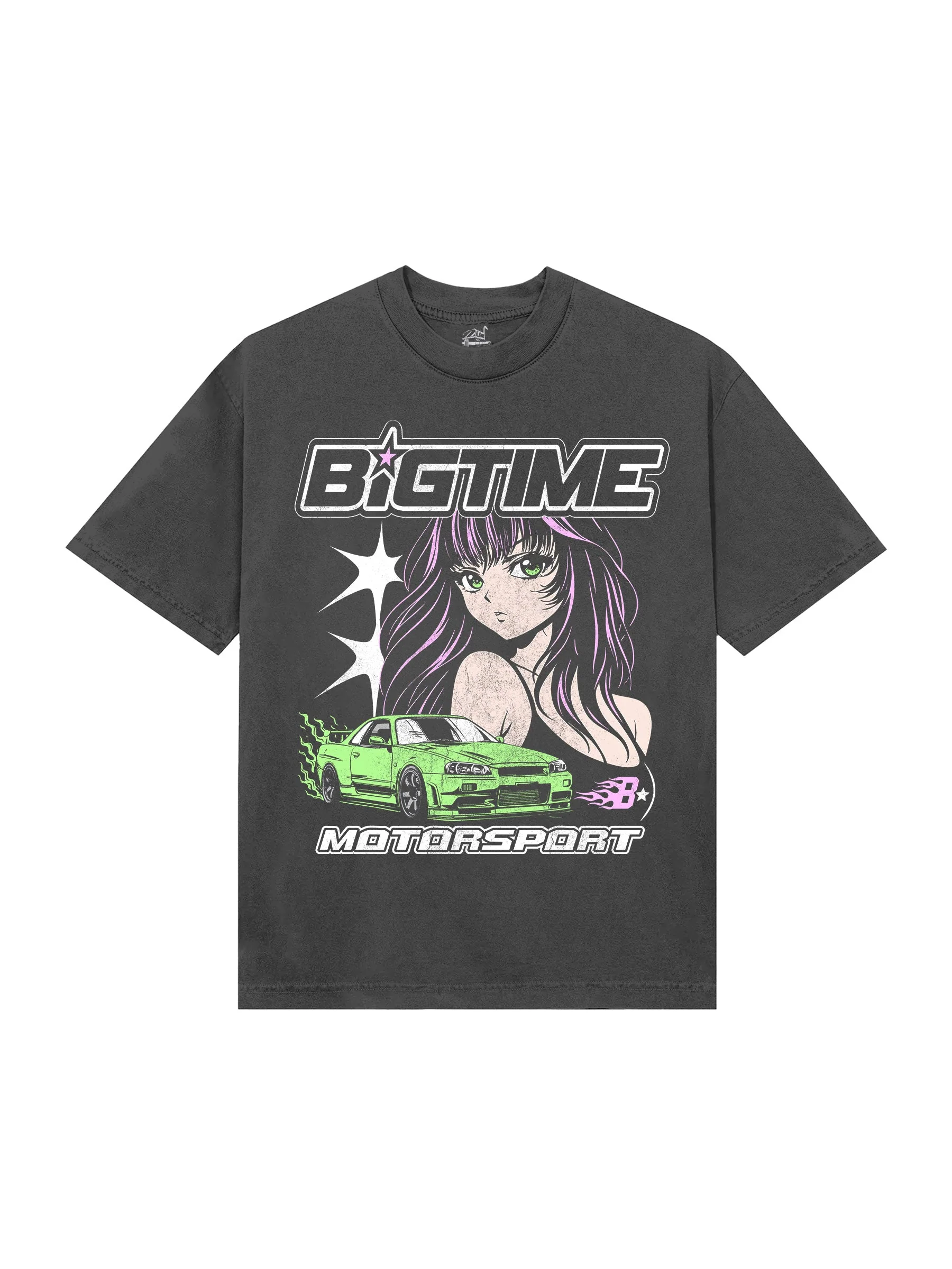 ANIME V2 TEE (VINTAGE BLACK)
