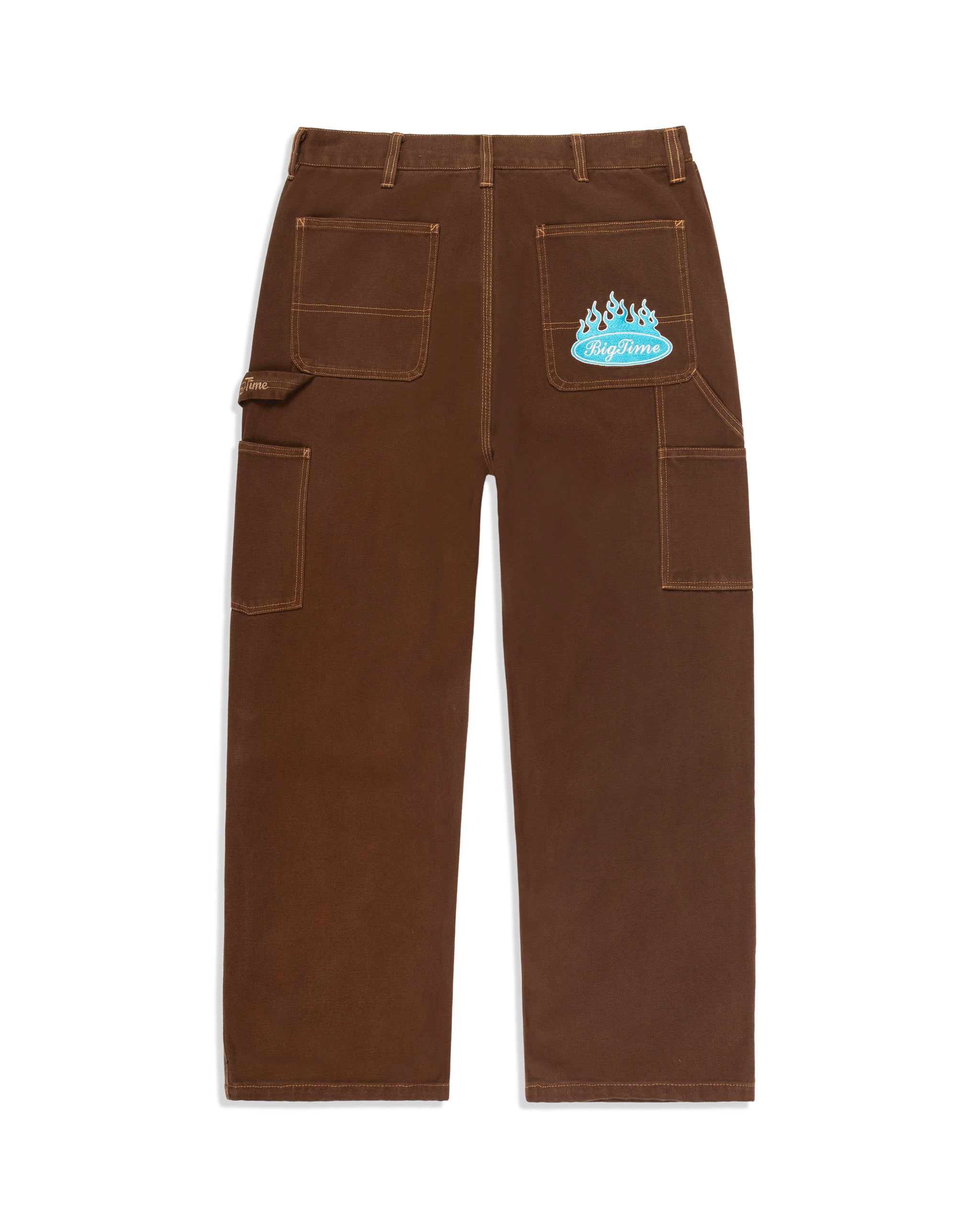 BIGTIME DOUBLE KNEE PANTS (WASHED BROWN) - Image 2