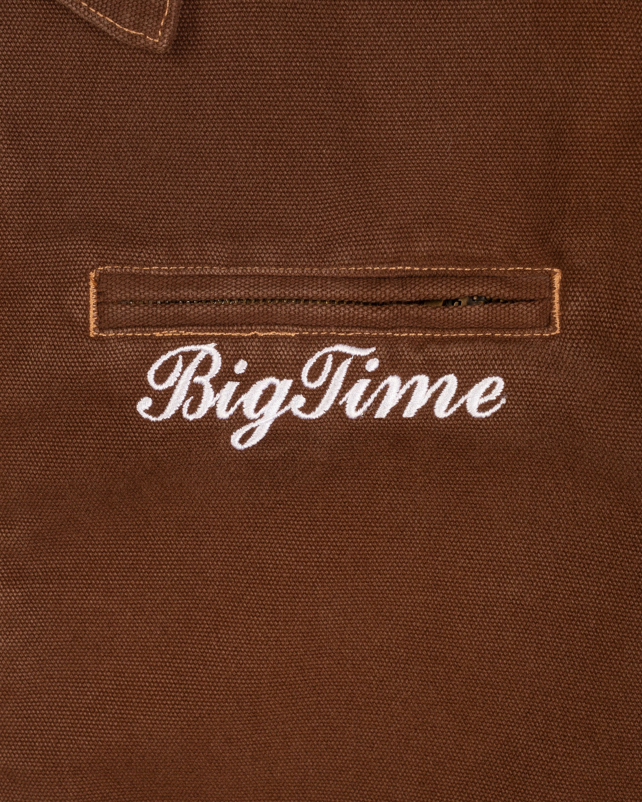 BIGTIME GARAGE JACKET (WASHED BROWN) - Image 3