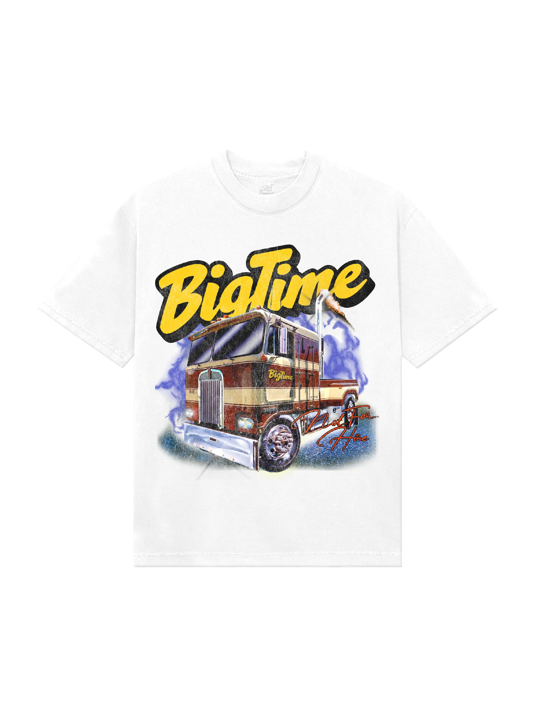 BIG TIME BIG RIG TEE (WHITE)